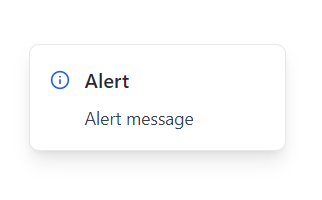 alert box